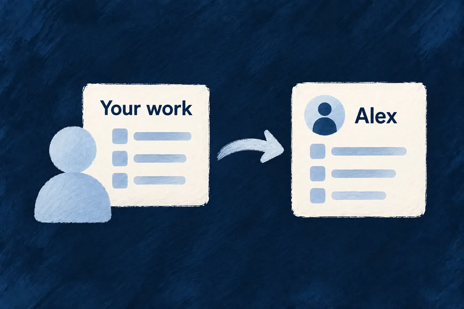A visitor's starter task list transfers to their signed-in account.