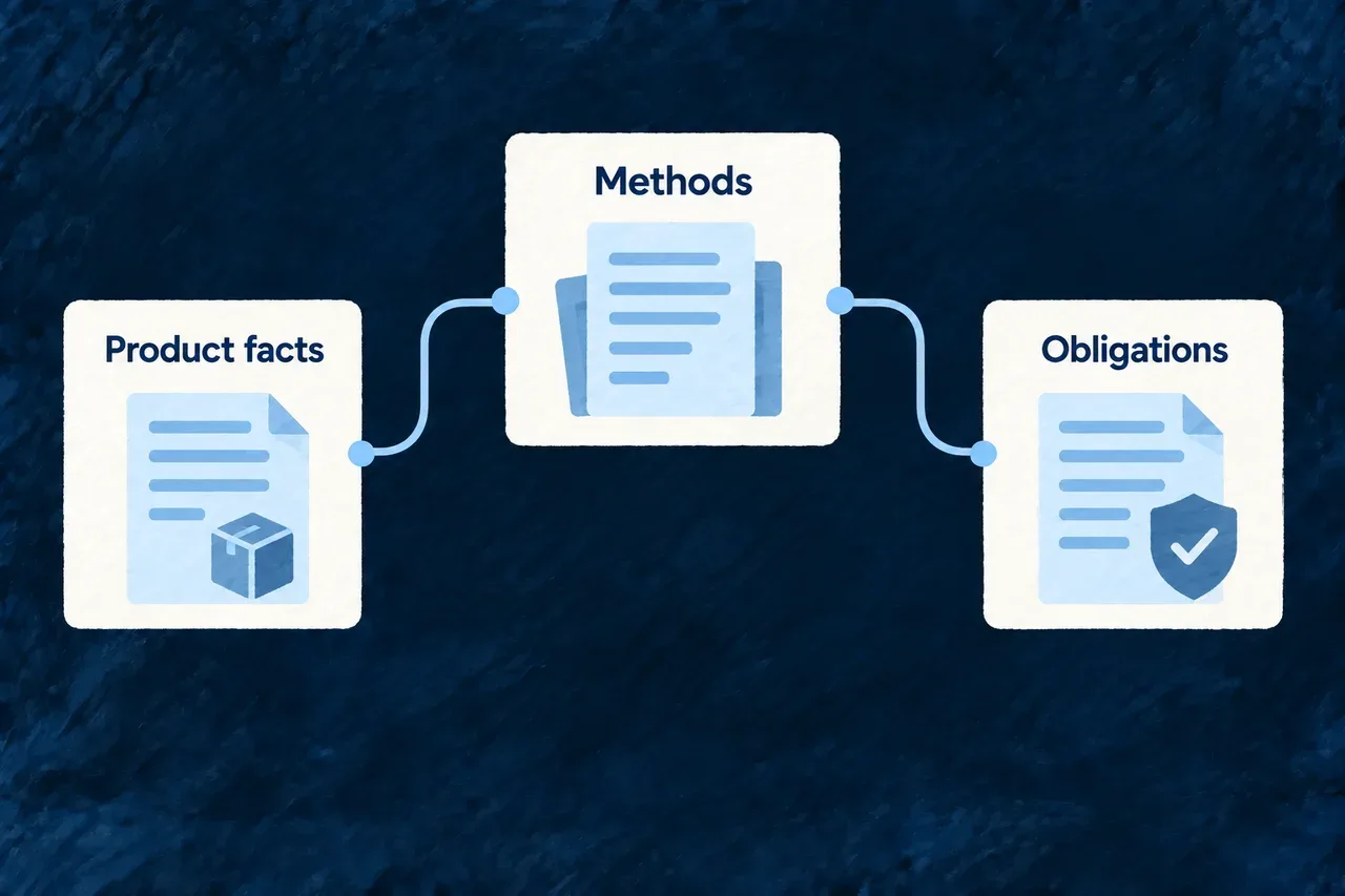 A method explicitly names the sources supplied to its brief.