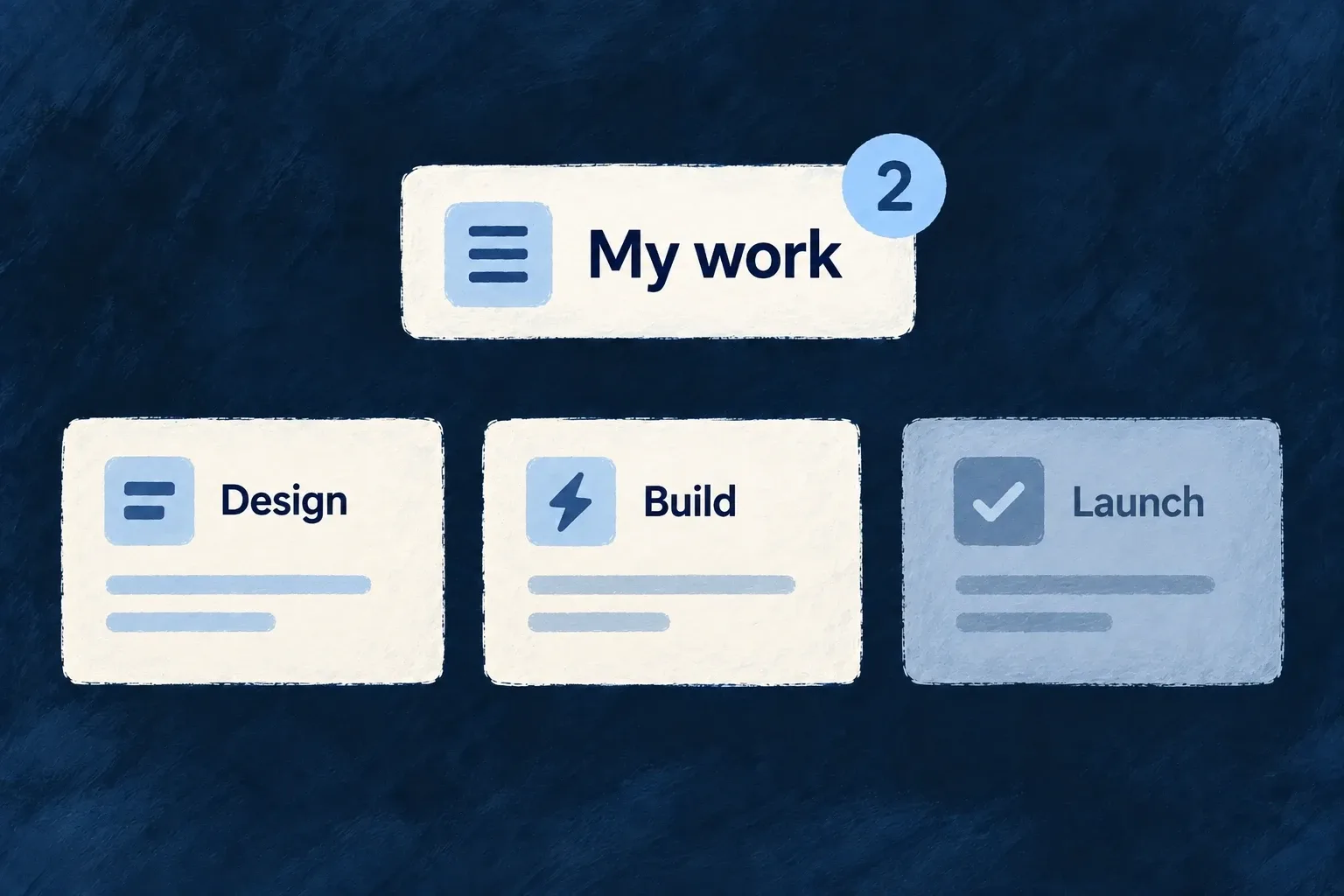The badge counts only the current person’s unfinished task records.