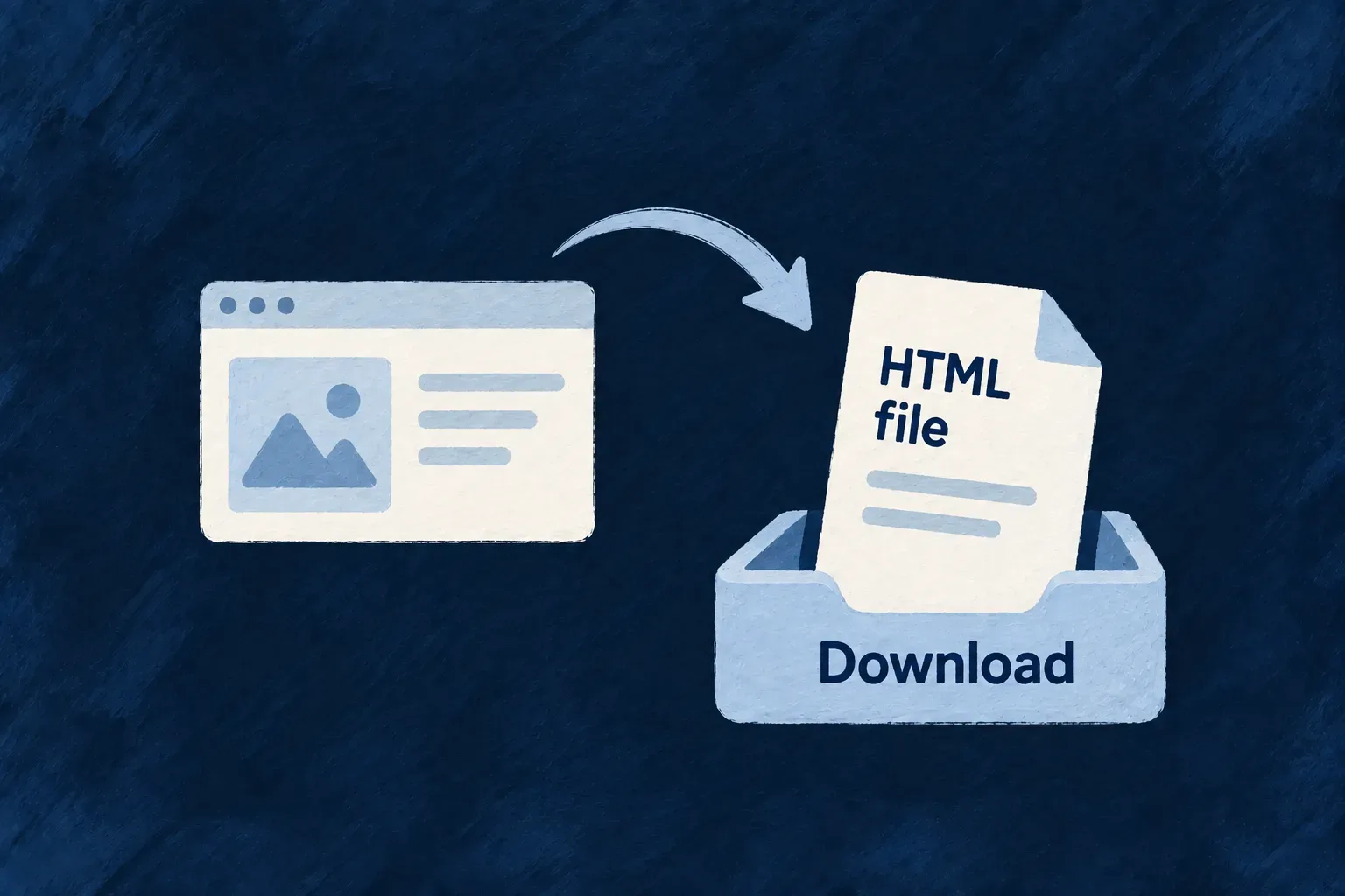 An uploaded HTML file is delivered as a download rather than an active page.